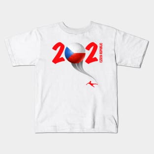 Czech Republic Euro Soccer 2021 Kids T-Shirt